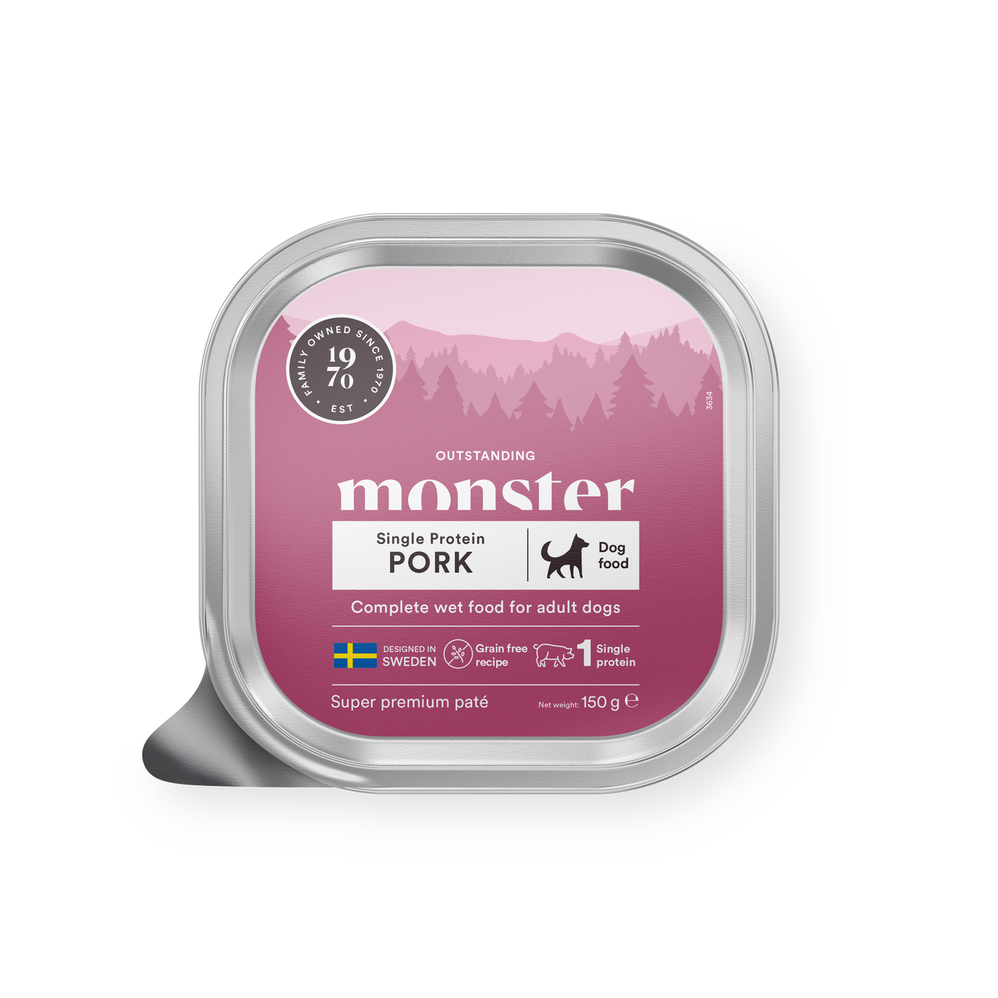Monster Dog Pašteta za odrasle pse - Svinjina 150g