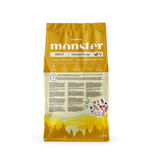 Monster Dog Original Adult Piščanec/Puran