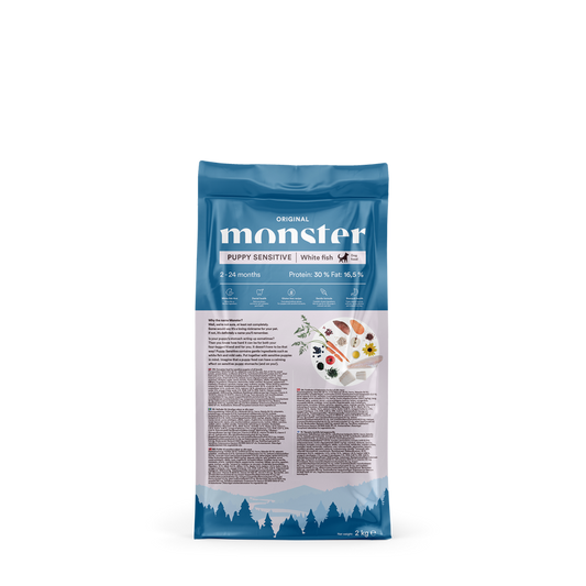 Monster Dog Original Puppy Sensitive Bela riba