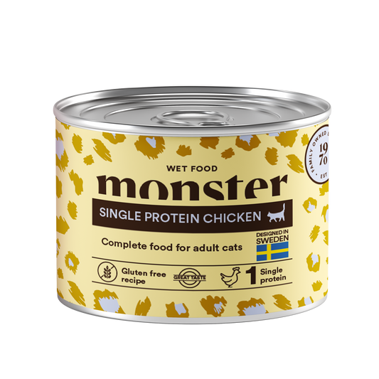 Monster Cat Mokra hrana za odrasle - Monoprotein Piščanec