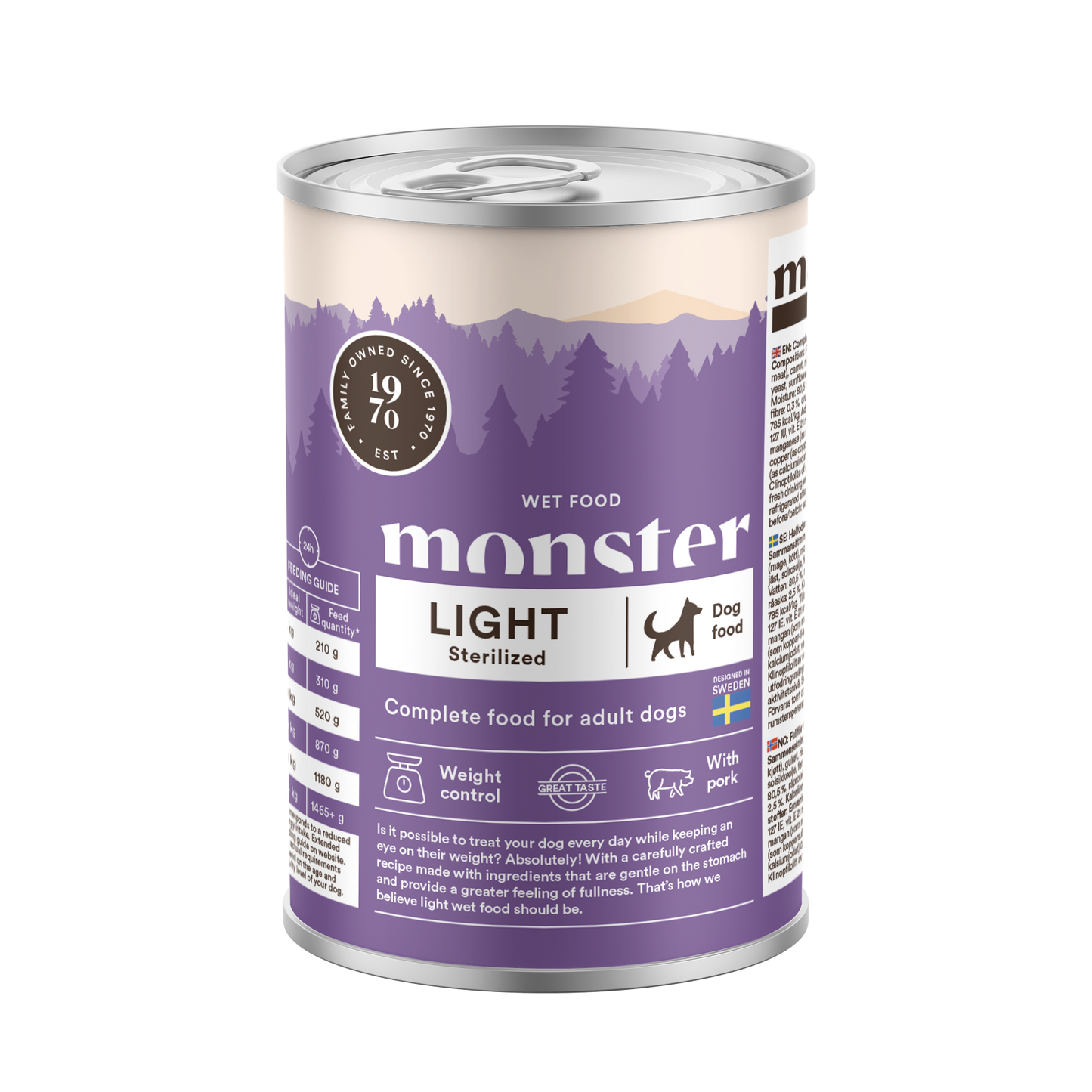 Monster Dog Mokra hrana za pse - Steriliziran/Light 400g