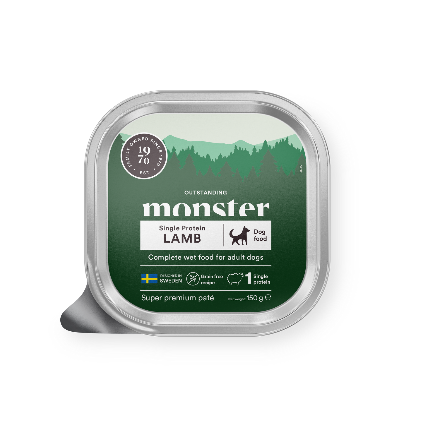 Monster Dog Pašteta za odrasle pse - Jagnjetina 150g