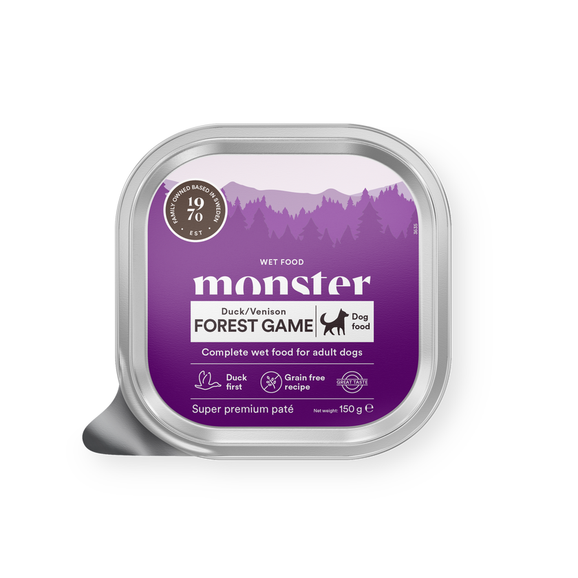 Monster Dog Forest Game (divjačina,raca,svinjina) Pašteta 150 g