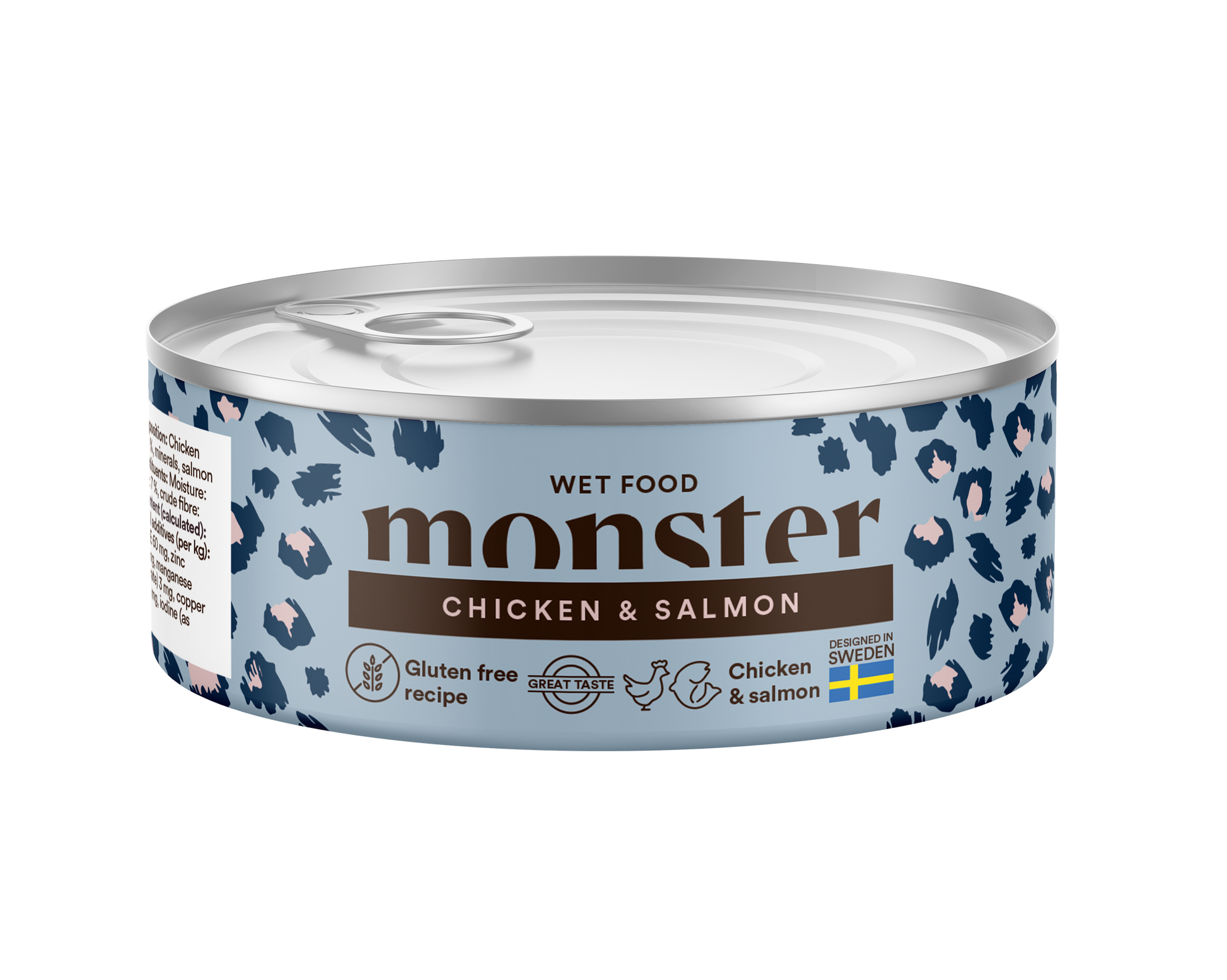 Monster Cat Mokra hrana za odrasle - Multi Piščanec/Losos 100g