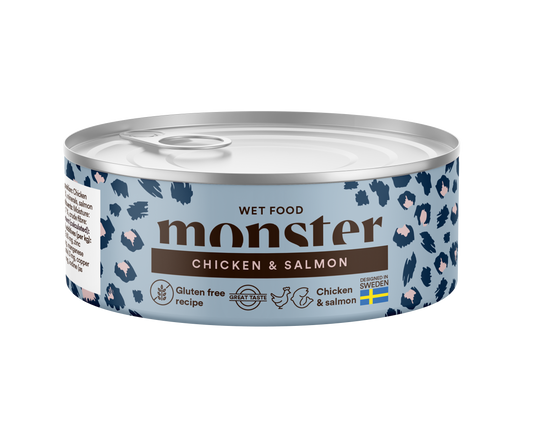 Monster Cat Mokra hrana za odrasle - Multi Piščanec/Losos 100g