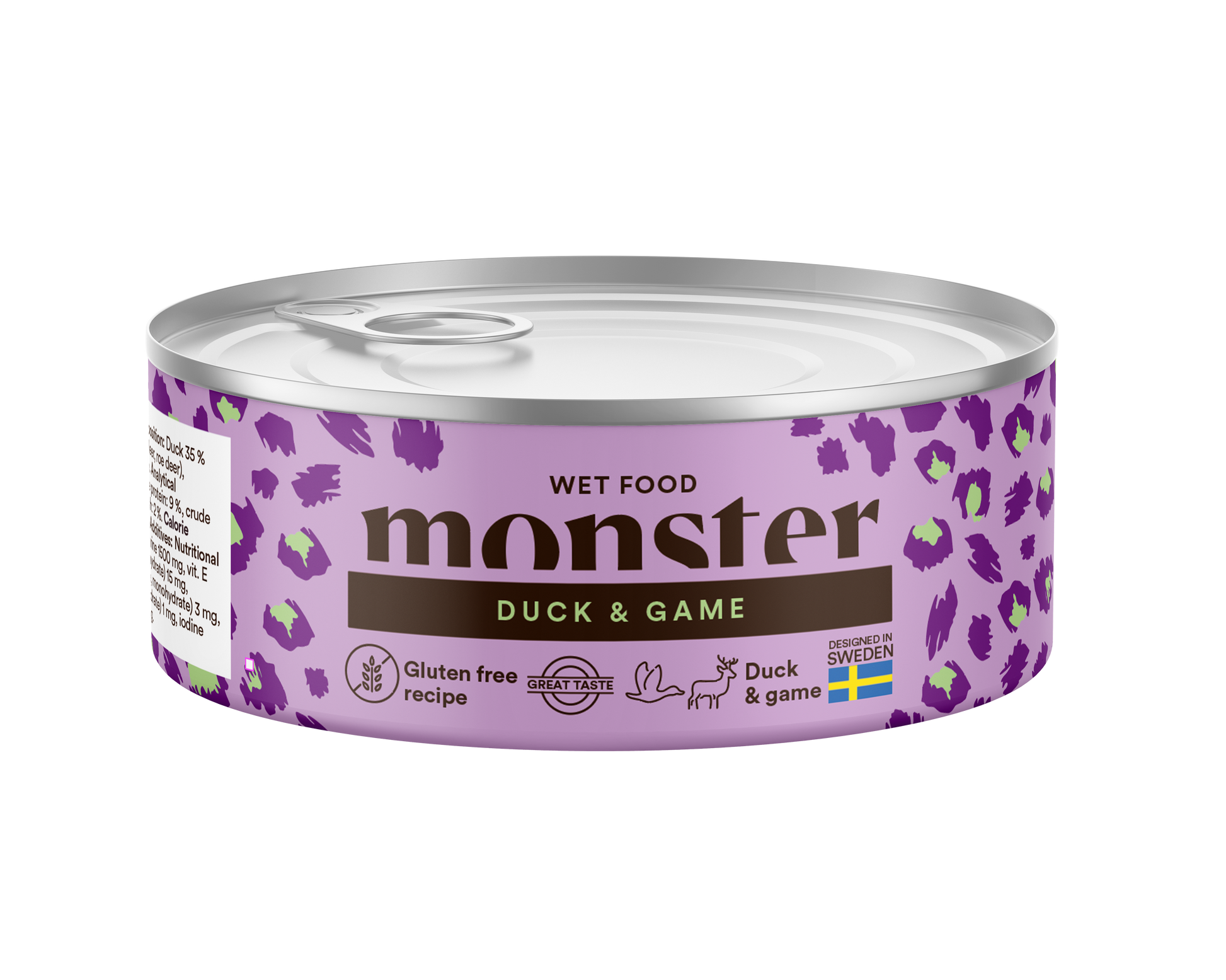 Monster Cat Mokra hrana za odrasle - Multi Raca/Divjačina 100g