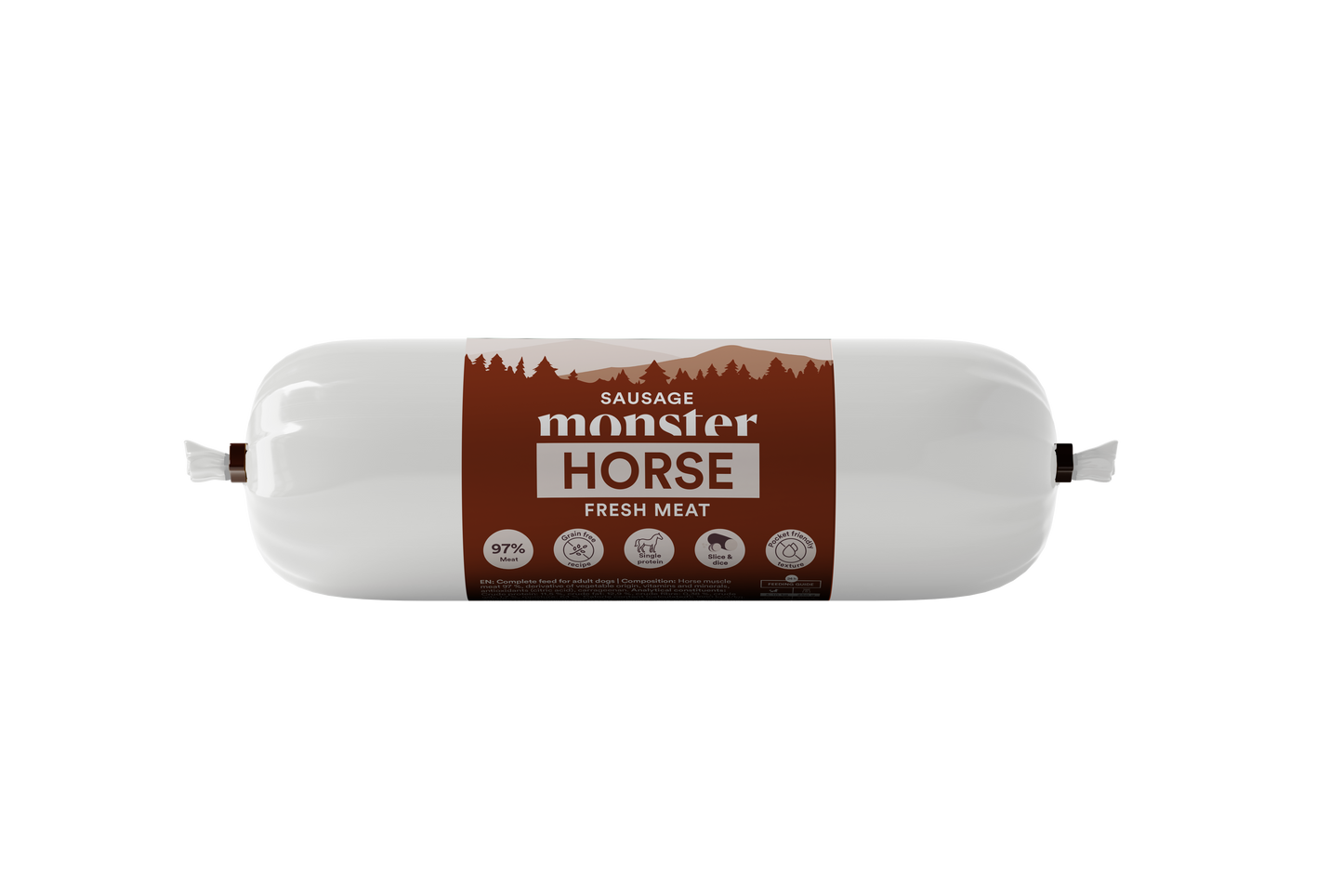 Monster Dog Klobasa za pse - Konj