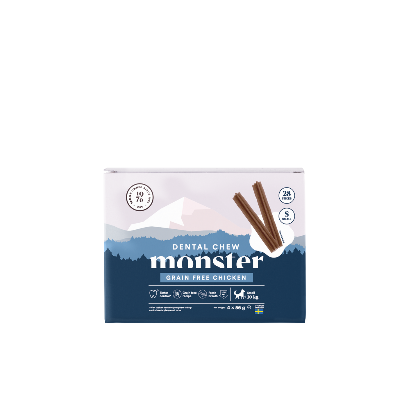 Monster Dog Dentalna žvečilka - Brez žit Piščanec