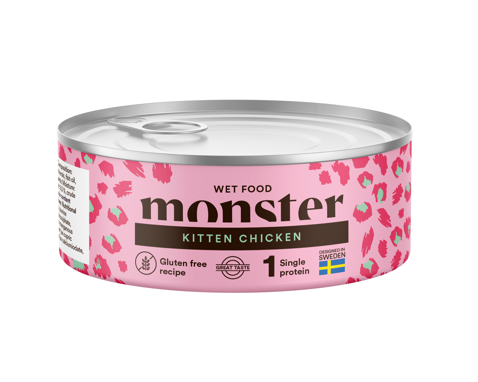 Monster Cat Mokra hrana za mladičke - Piščanec 100g