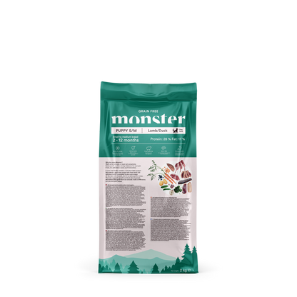 Monster Dog Grain free Puppy S/M Jagnjetina/Raca