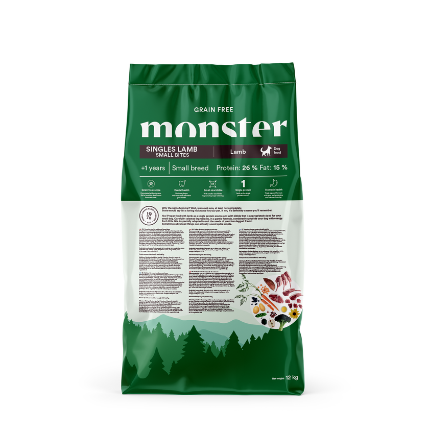Monster Dog Grain Free Singles Small Bites - Jagnetina