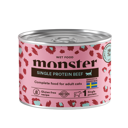 Monster Cat Mokra hrana za odrasle - Monoprotein Govedina