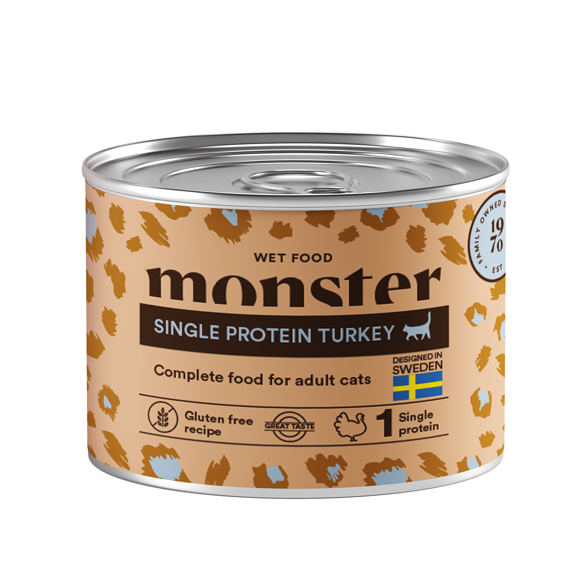 Monster Cat Mokra hrana za odrasle - Monoprotein Puran