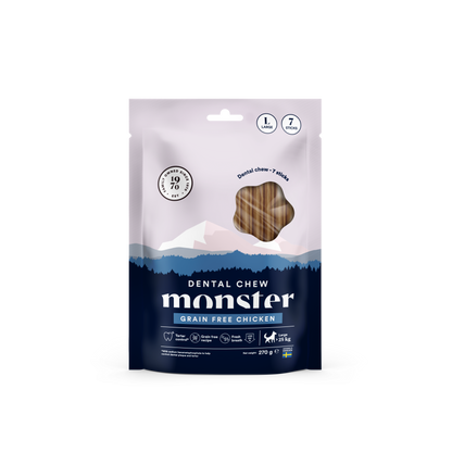 Monster Dog Dentalna žvečilka - Brez žit Piščanec