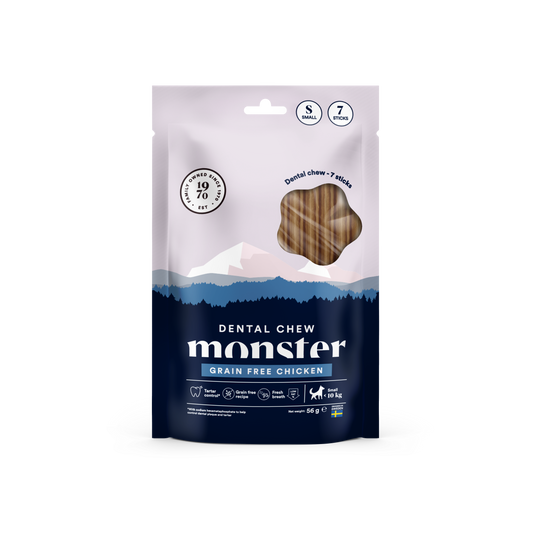 Monster Dog Dentalna žvečilka - Brez žit Piščanec