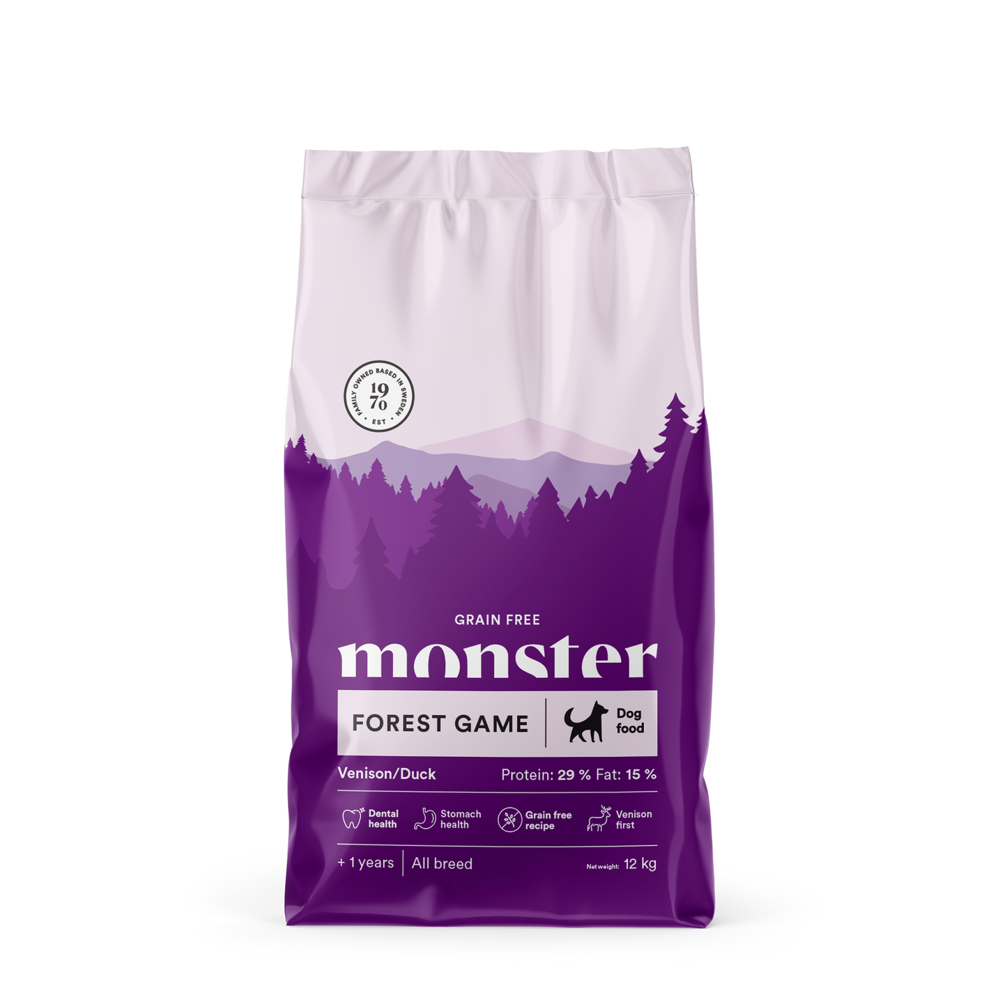 Monster Dog Grain free Game Forest - Suha hrana z divjačino 12kg