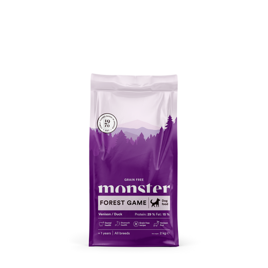 Monster Dog Grain free Game Forest - Suha hrana z divjačino 2kg