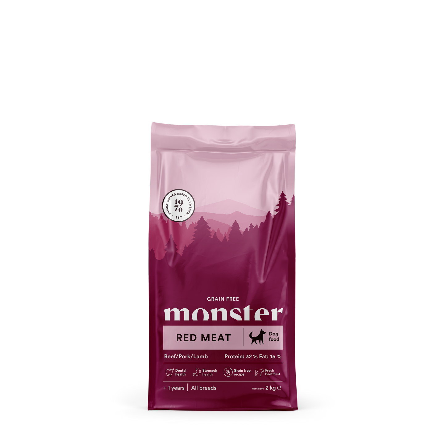 Monster Dog Grain free Rdeče meso - Suha hrana za pse 2kg