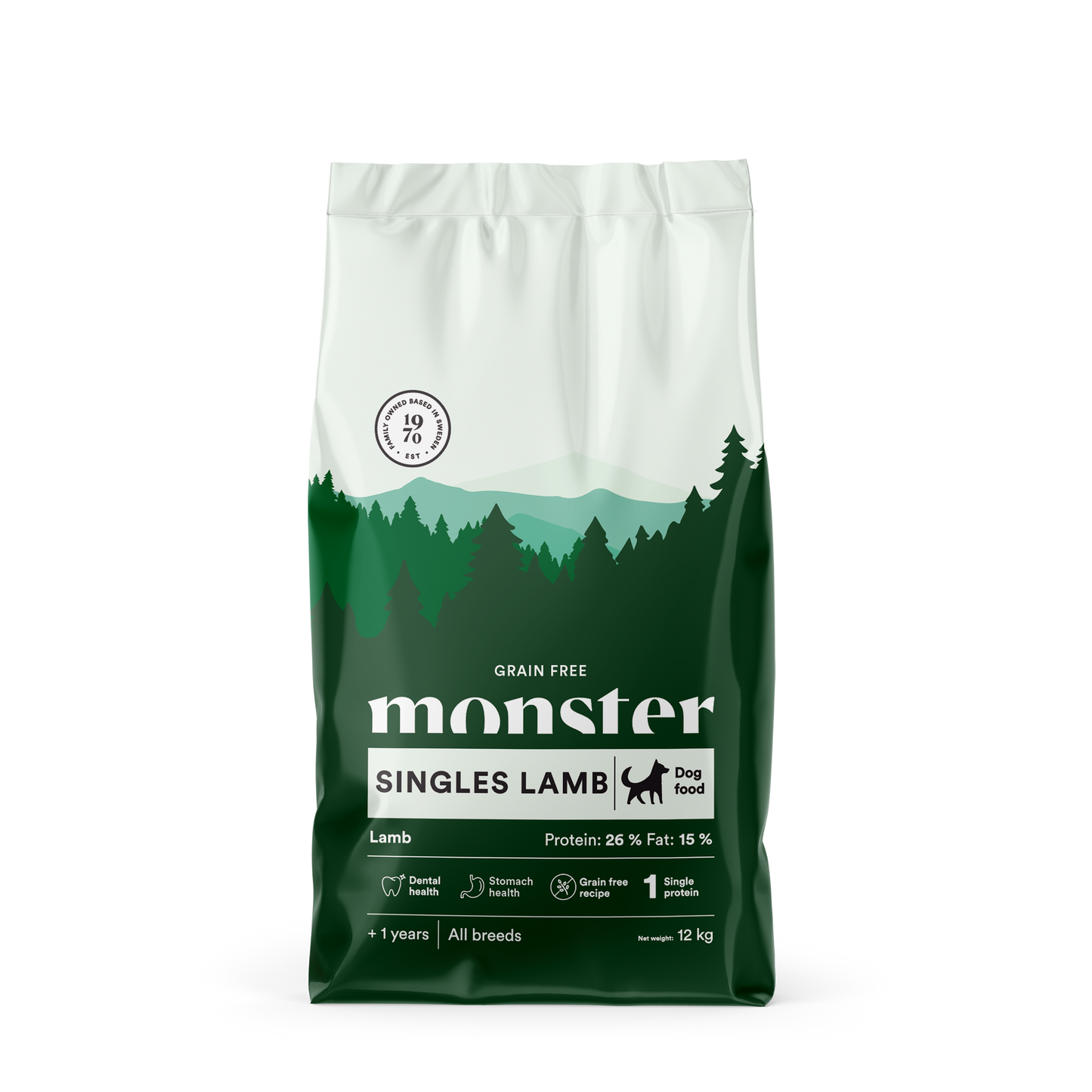 Monster Dog Grain free Jagnjetina - Suha hrana za pse 12kg
