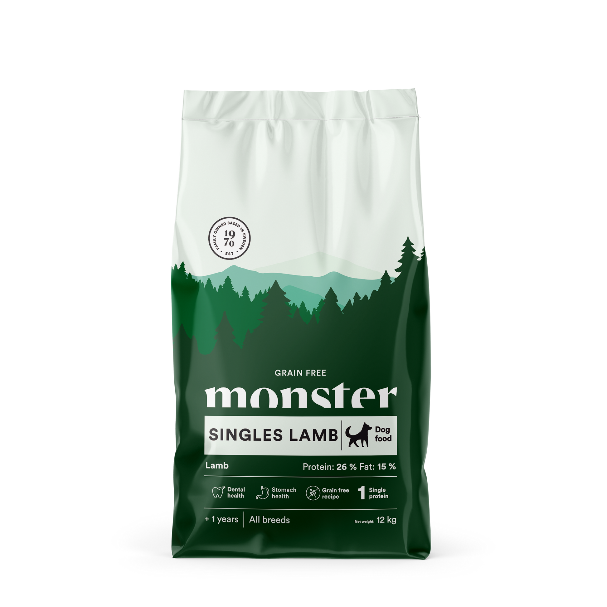 Monster Dog Grain free Jagnjetina - Suha hrana za pse 12kg