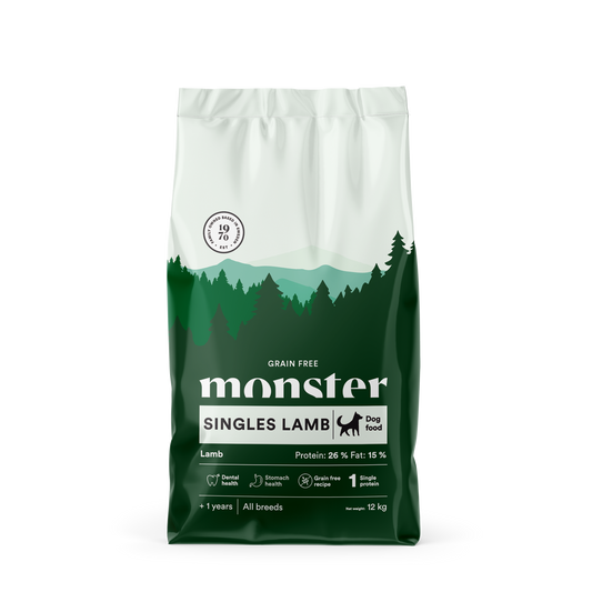 Monster Dog Grain free Jagnjetina - Suha hrana za pse 12kg