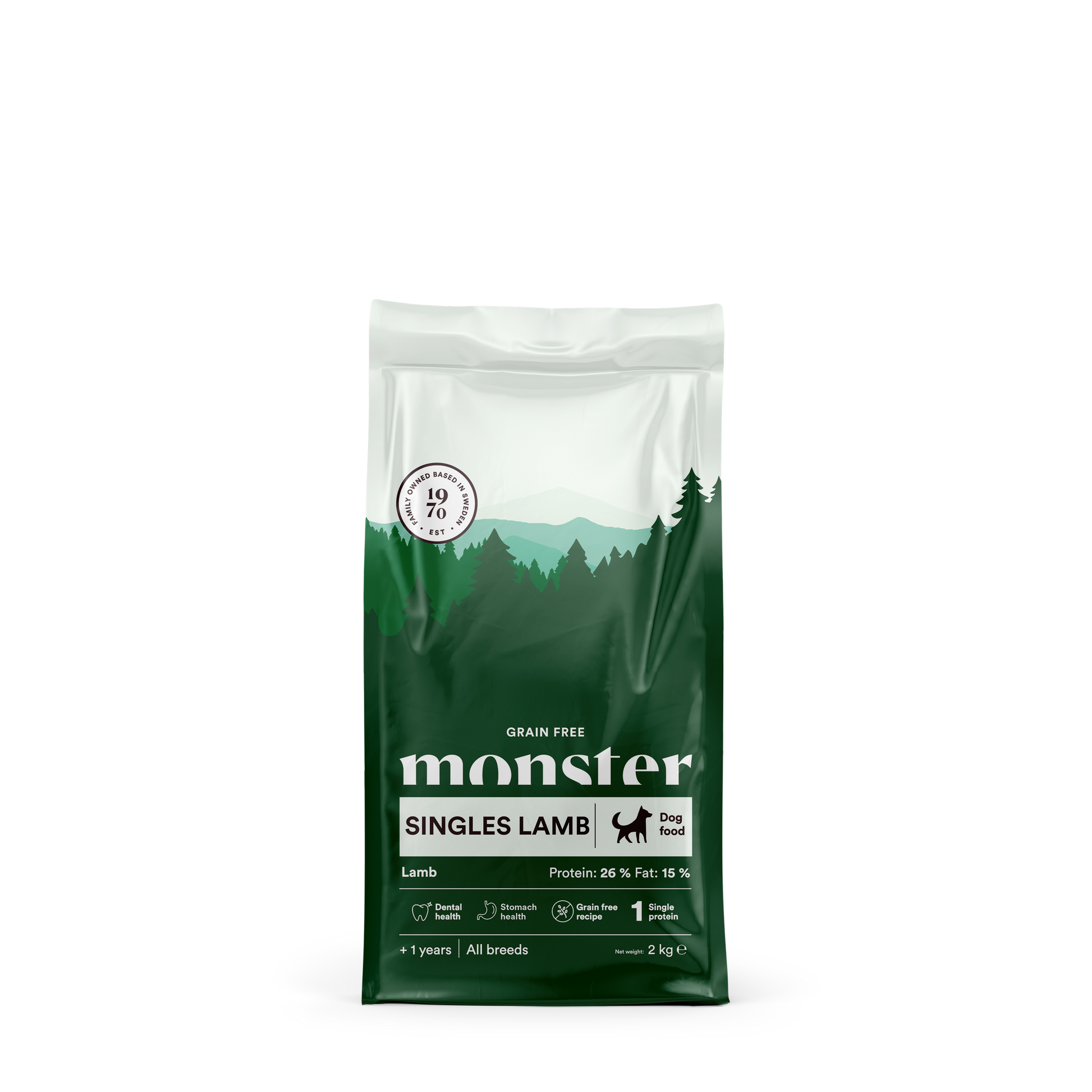 Monster Dog Grain free Jagnjetina - Suha hrana za pse 2kg