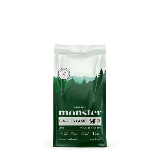 Monster Dog Grain free Jagnjetina - Suha hrana za pse 2kg