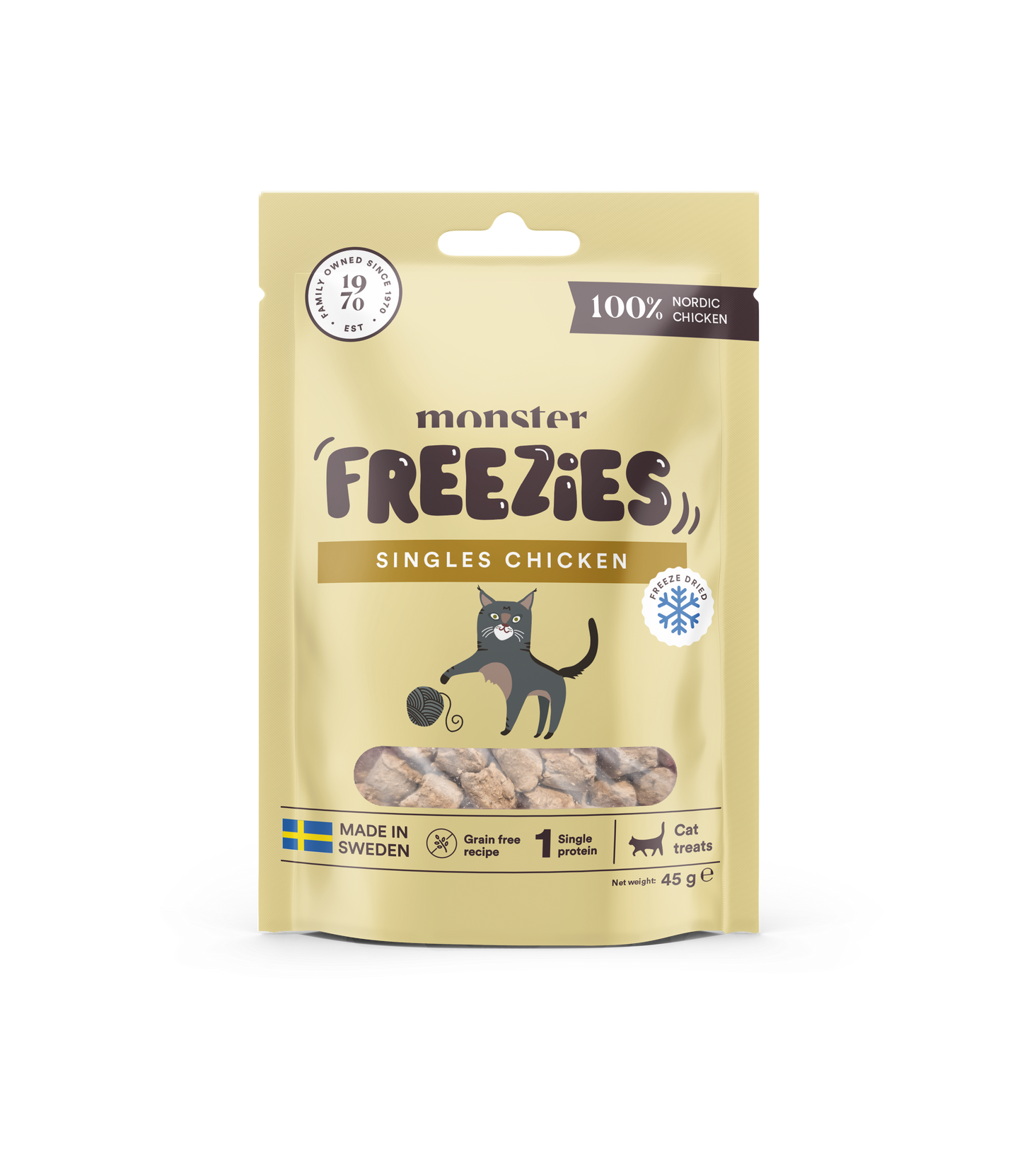 Monster Cat Freezies Priboljški - Piščanec 45g