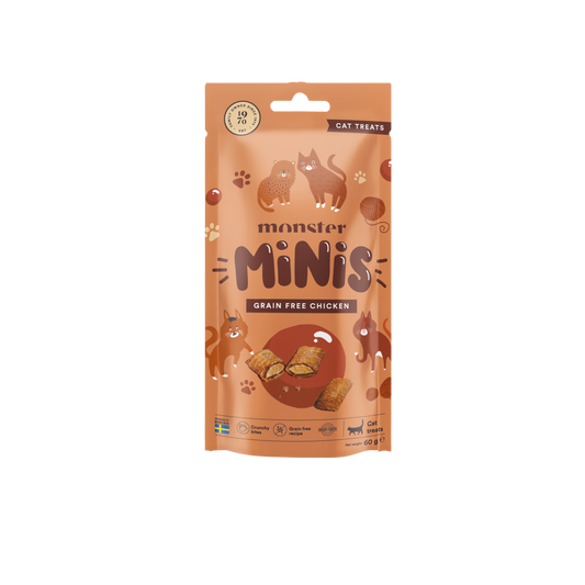 Monster Cat Mini Priboljški - Piščanec (Grain Free) 60g