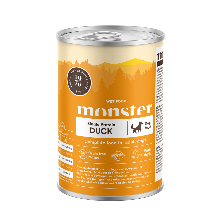 Monster Dog Mokra hrana za odrasle pse - Monoprotein Raca 400g