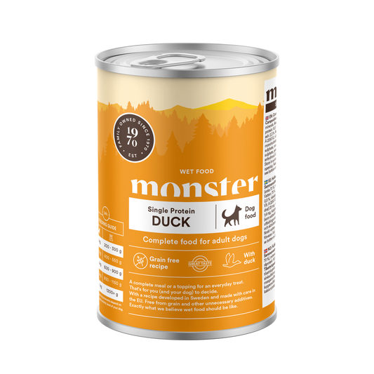 Monster Dog Mokra hrana za odrasle pse - Monoprotein Raca 400g