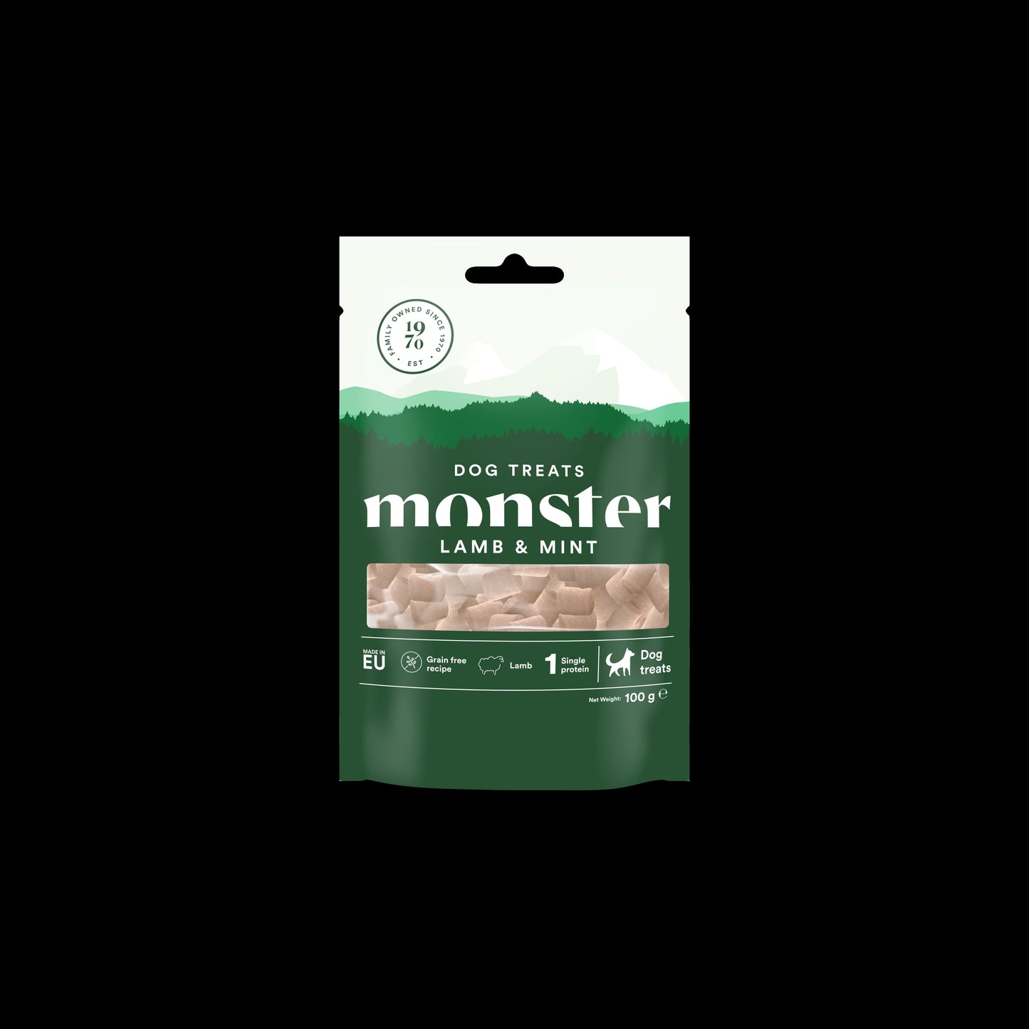 Monster Dog Baked Priboljški - Jagnjetina/Meta 100g