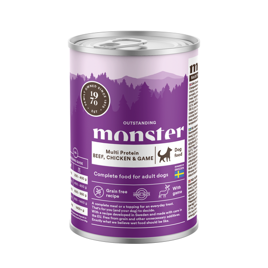 Monster Dog Mokra hrana za pse - Multi Govedina/Piščanec/Divjačina 400g