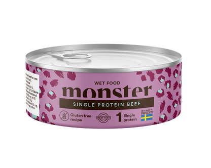 Monster Cat Mokra hrana za odrasle - Monoprotein Govedina