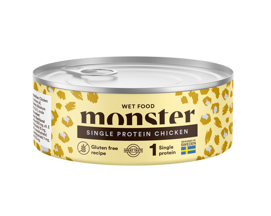 Monster Cat Mokra hrana za odrasle - Monoprotein Piščanec