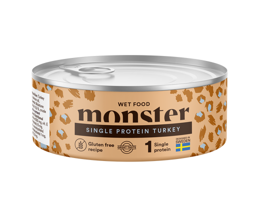 Monster Cat Mokra hrana za odrasle - Monoprotein Puran