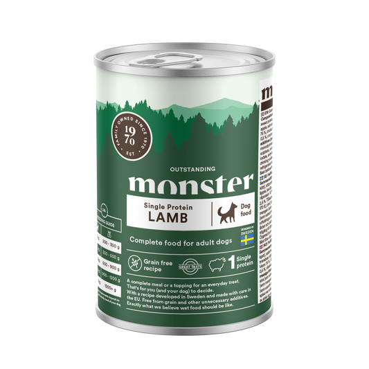 Monster Dog Mokra hrana za odrasle pse - Monoprotein Jagnjetina 400g