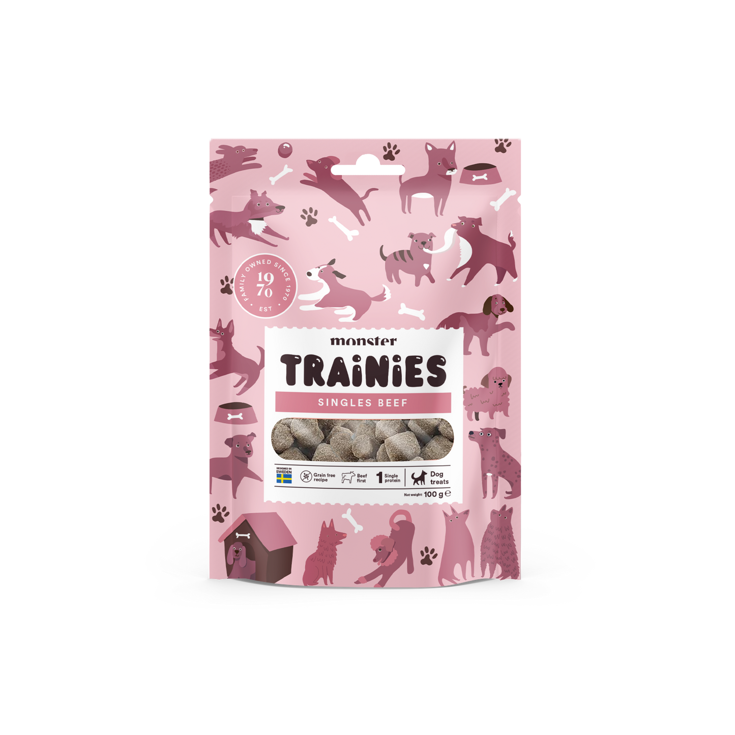 Monster Dog Trening Priboljški - Govedina 100g