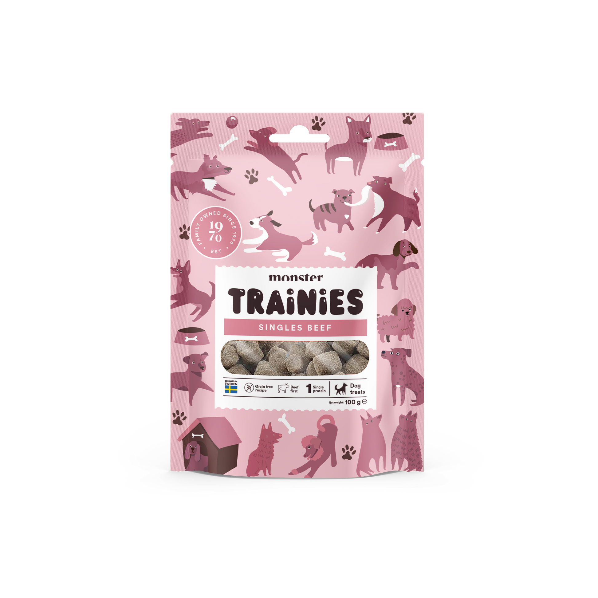Monster Dog Trening Priboljški - Govedina 100g