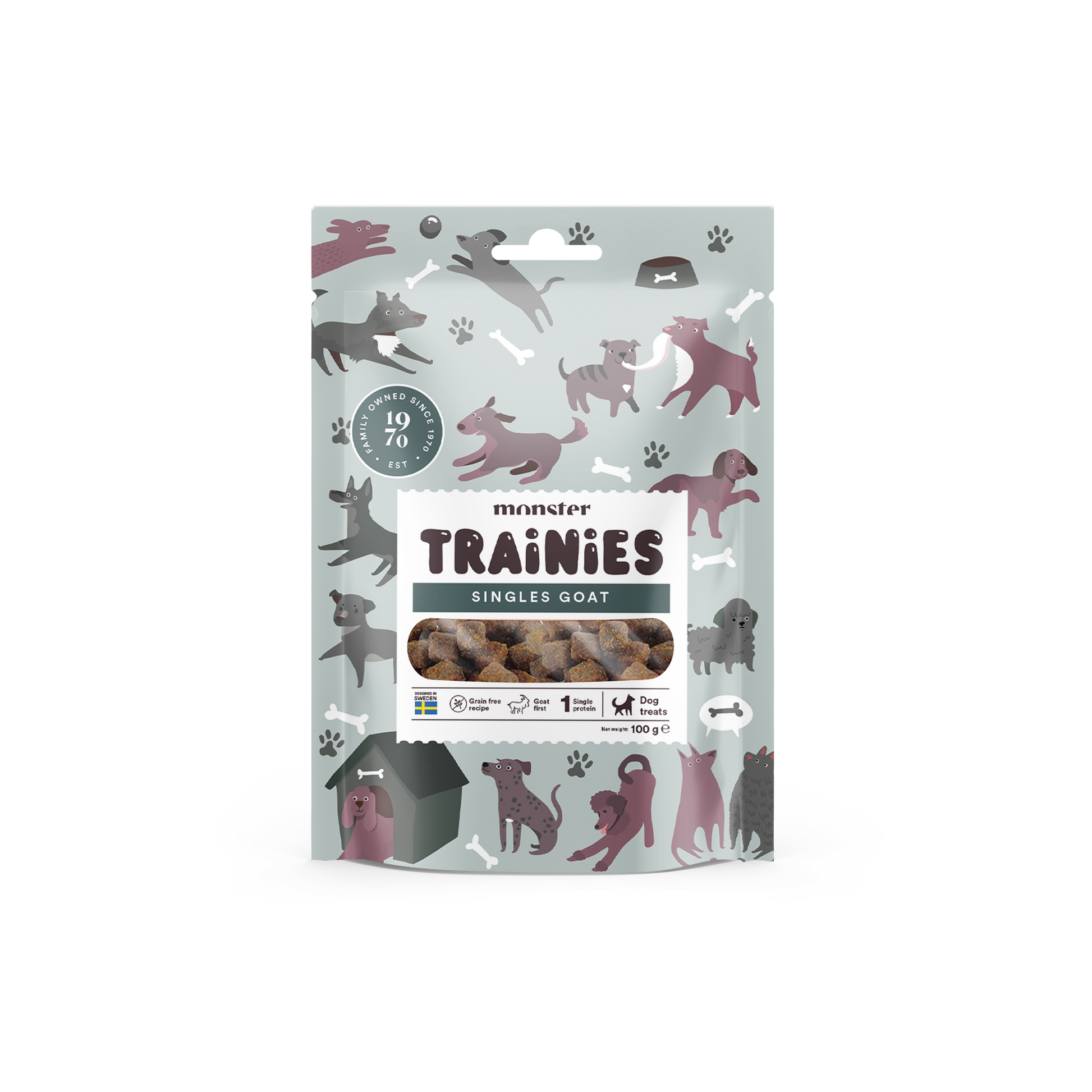 Monster Dog Trening Priboljški - Koza 100g