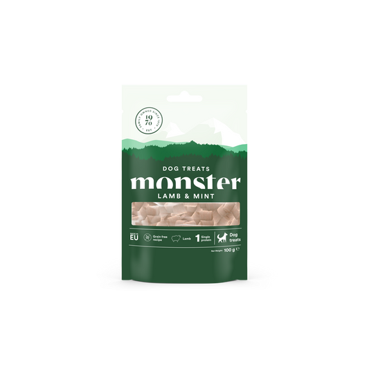 Monster Dog Baked Priboljški - Jagnjetina/Meta 100g